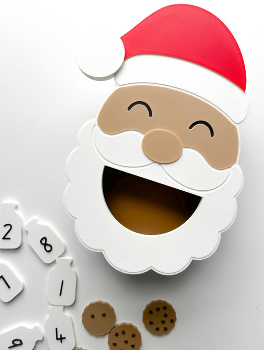Santa Feeder | Christmas Number Matching & Counting Activity