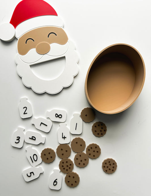 Santa Feeder | Christmas Number Matching & Counting Activity
