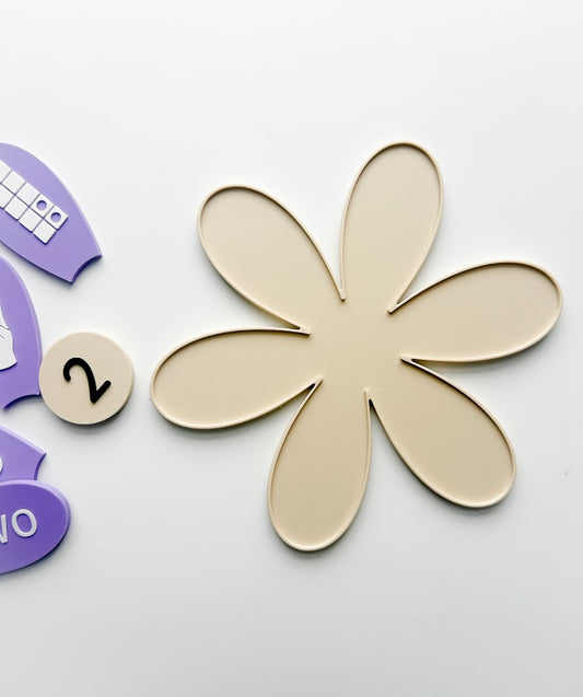 Number Flowers Base Plates